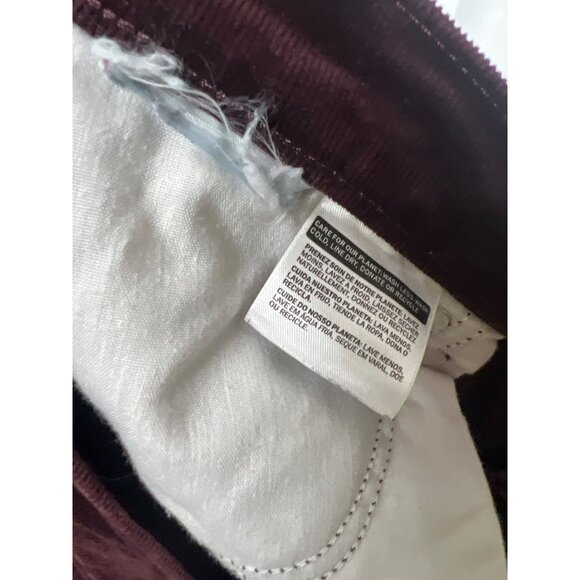 Levi's Burgandy Corduroy 505 Straight Leg Pants Size 33 - Picture 9 of 10